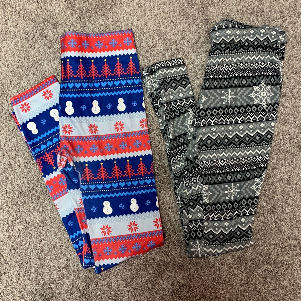 Set of Holiday Leggings